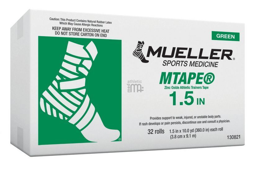 Тейп спортивний зелений 130821 Mueller&reg; Green 3,8см х 9,1м 130821 фото