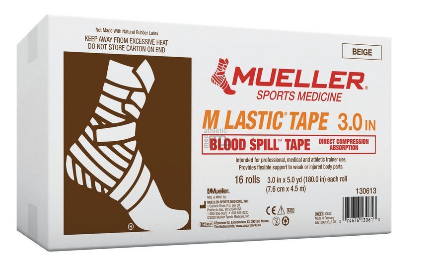Тейп еластичний без кліпс Mueller Mlastic&reg; Tape 130613 7,6cм х 4,5м 130613 фото