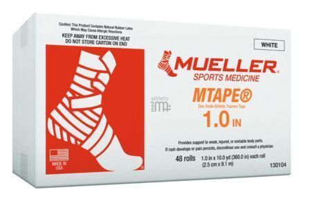 Тейп спортивний Mueller 130104 з оксидом цинку 2,5cм х 9,1м 130104 фото